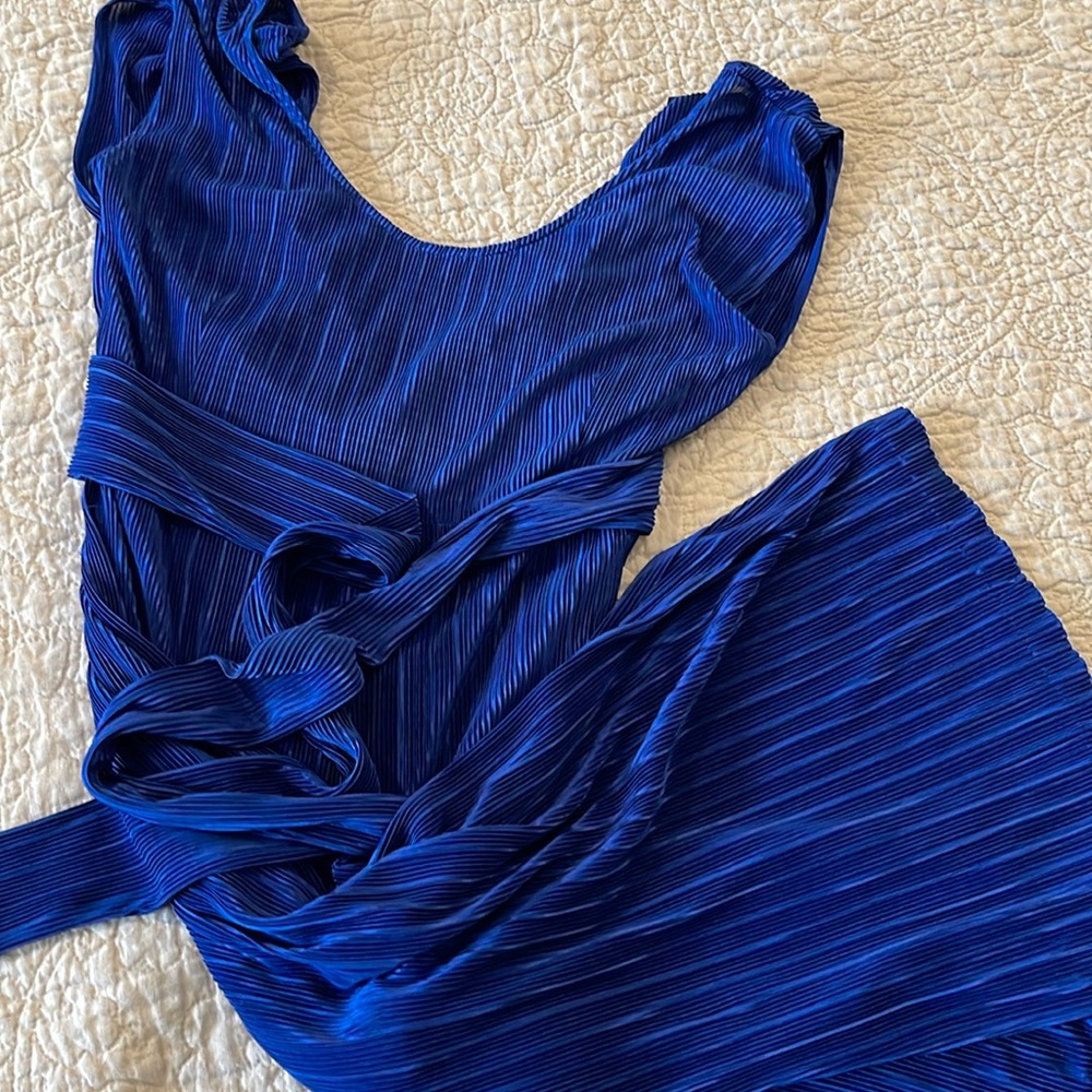 Blue Maeve by Antheopologie jumpsuit